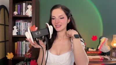 Busy B ASMR - Exclusive ASMR~ Whipped Cream Ear Eating
