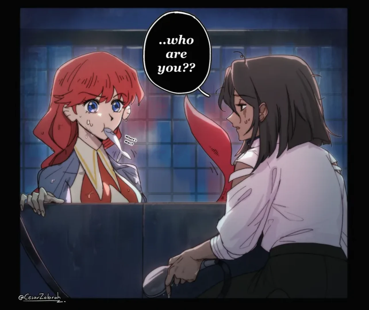 CesarZebrah - Fish Yuri but I swapped them — page 1