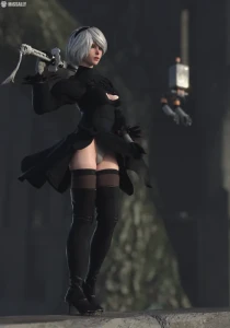 MissAlly - 2B, NieR: Automata part 9