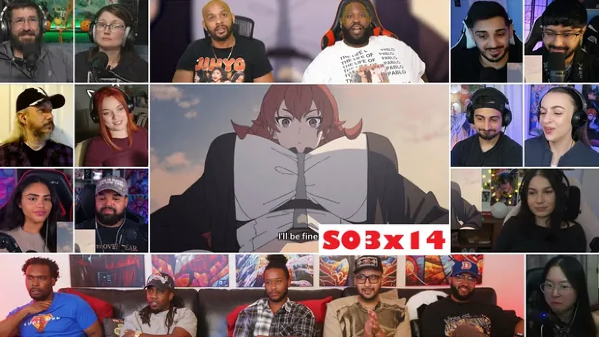 Anime Reaction Mashup - Mushoku Tensei: Jobless Reincarnation Season 3 Episode 14 MEGA Reaction Mashup — page 1