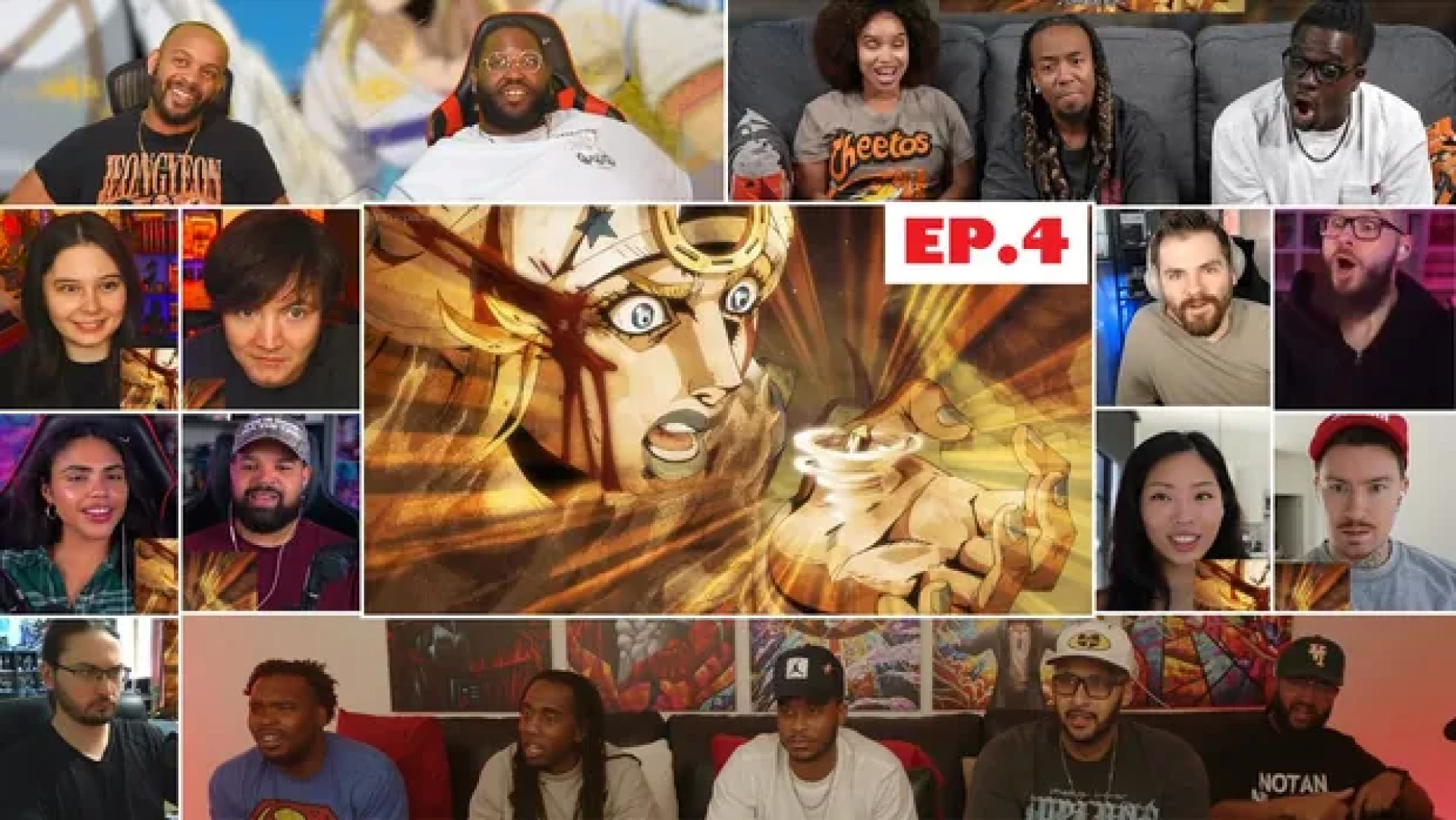 Anime Reaction Mashup - Jojo Part 7: Steel Ball Run Episode 4 MEGA Reaction Mashup part 2