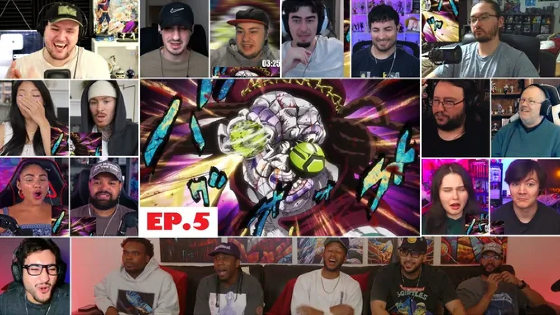 Anime Reaction Mashup - Jojo Part 7: Steel Ball Run Episode 5 Reaction Mashup — page 1