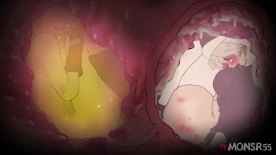 monsr55 - Extra digestion scene from Adventurers 2