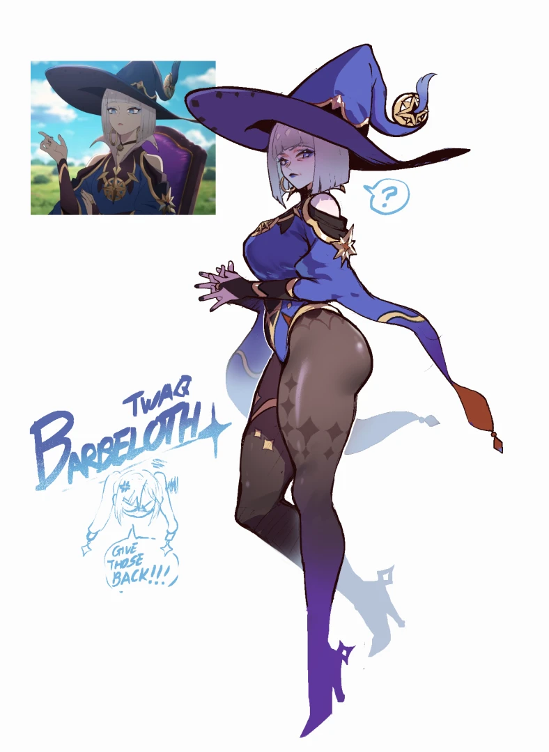 Nyantcha - Barbeloth doodle