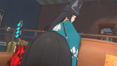 Loonoosh - Hoshimi Miyabi shaking booty 4k