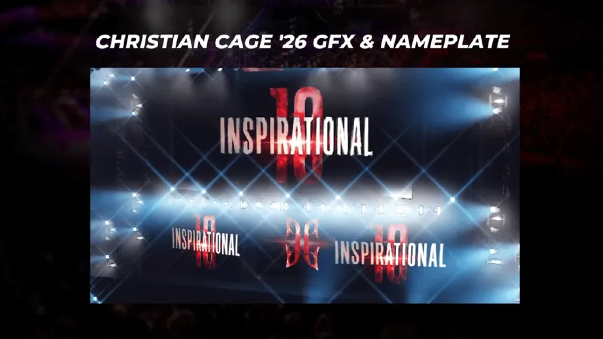 SHIIIWO -  CHRISTIAN CAGE '26 GFX & NAMEPLATE — page 1