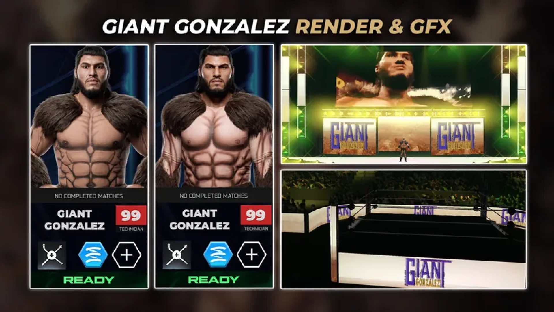 SHIIIWO - GIANT GONZALEZ GFX & RENDERS