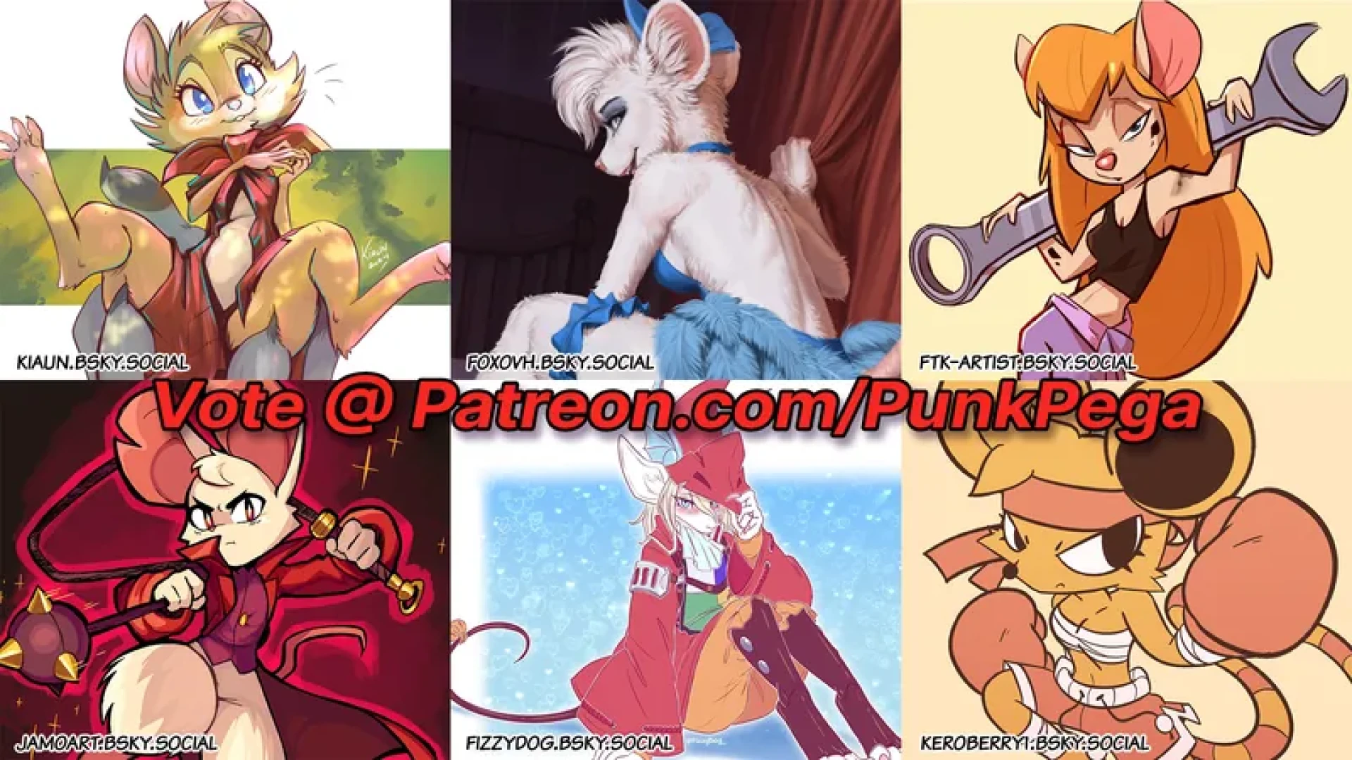 PunkPega - Fanart Poll! - Mouse Girls Stay Winning — page 1