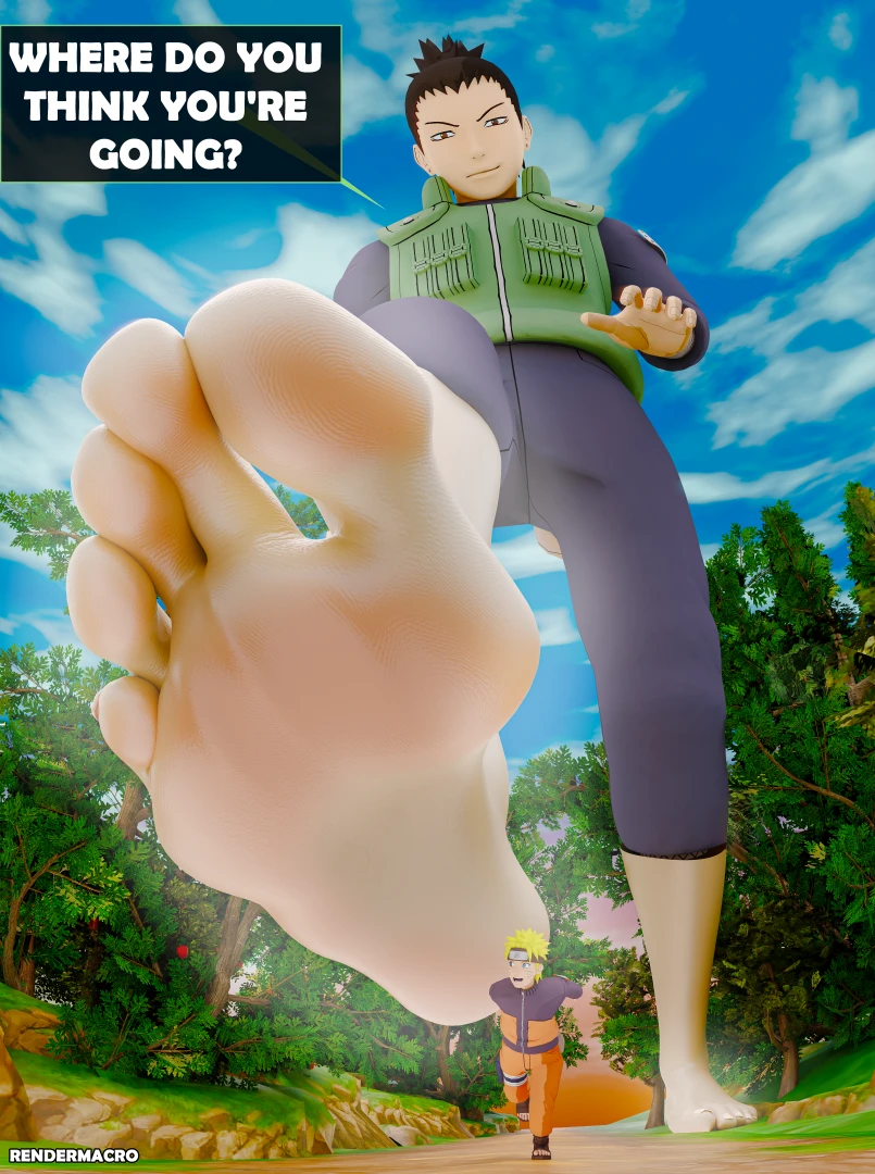Render Macro - Commission: Running From Shikamaru 