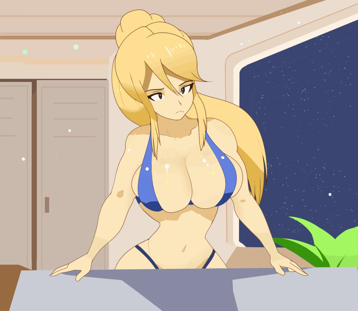 Commoddity - Samus Aran Muscle Flex [GIF]