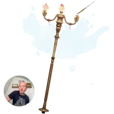 The Griffon's Saddlebag - Wandelabra Staff 