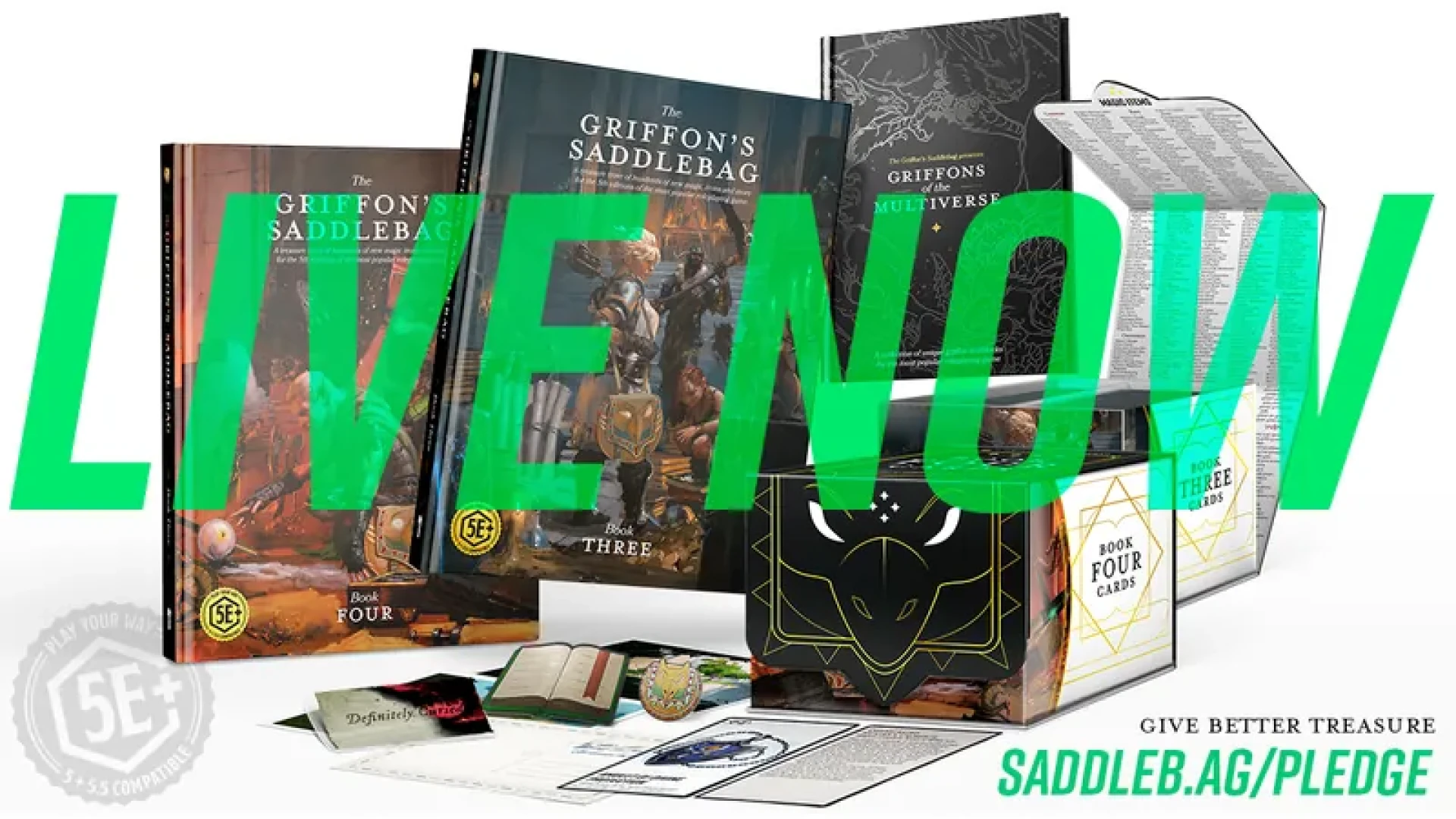 The Griffon's Saddlebag - Live Now: Books Three and Four