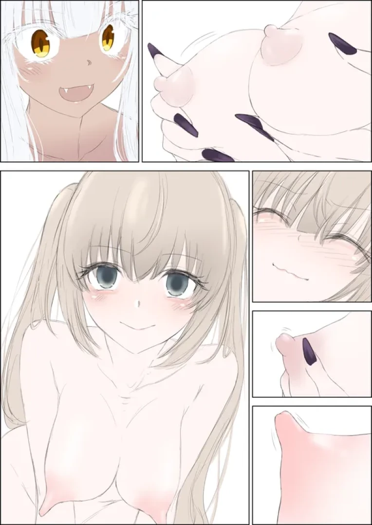 猫目ミト - 【カラーVer】4匹のメス猫　襲来！？白黒ギャル編　2 — page 1