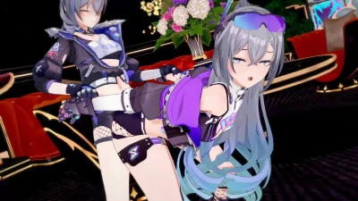 RinAiri~ - Futa Silver Wolf & Futa Silver Wolf LV999