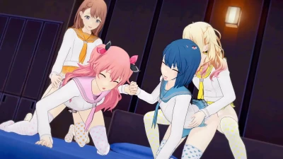 RinAiri~ - Airi/Minori - Haruka/Saki - Futa Sex