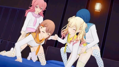 RinAiri~ - Airi/Minori - Haruka/Saki - Futa Sex part 2