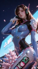 Hajily - D.va02(overwatch)JPG + animation