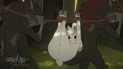 zackary911 - Playing With Food - anim. wip 2