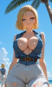 Tgv9173 - [Commission] Android 18 Denim
