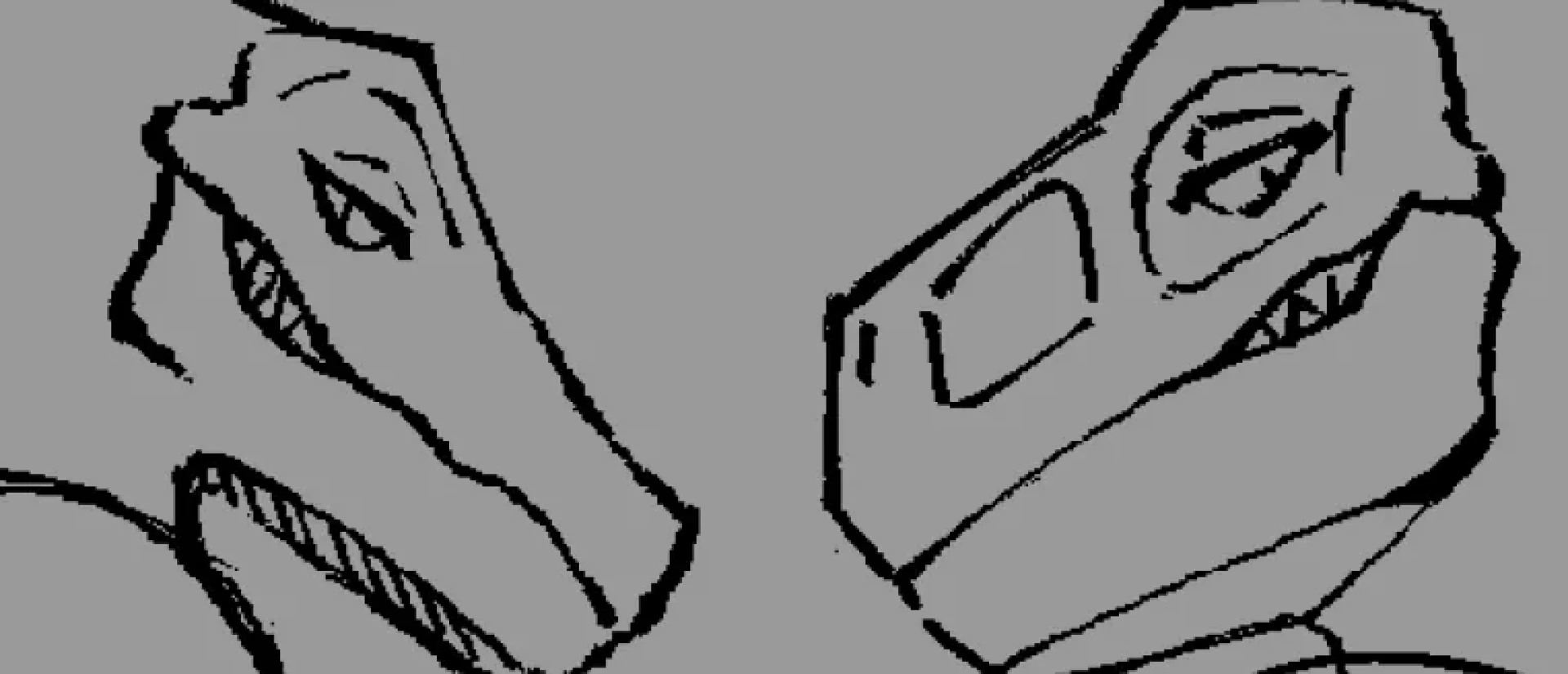 Kuerno - Rexy-Spino tag team // Part 1 & 2 (sketch) 