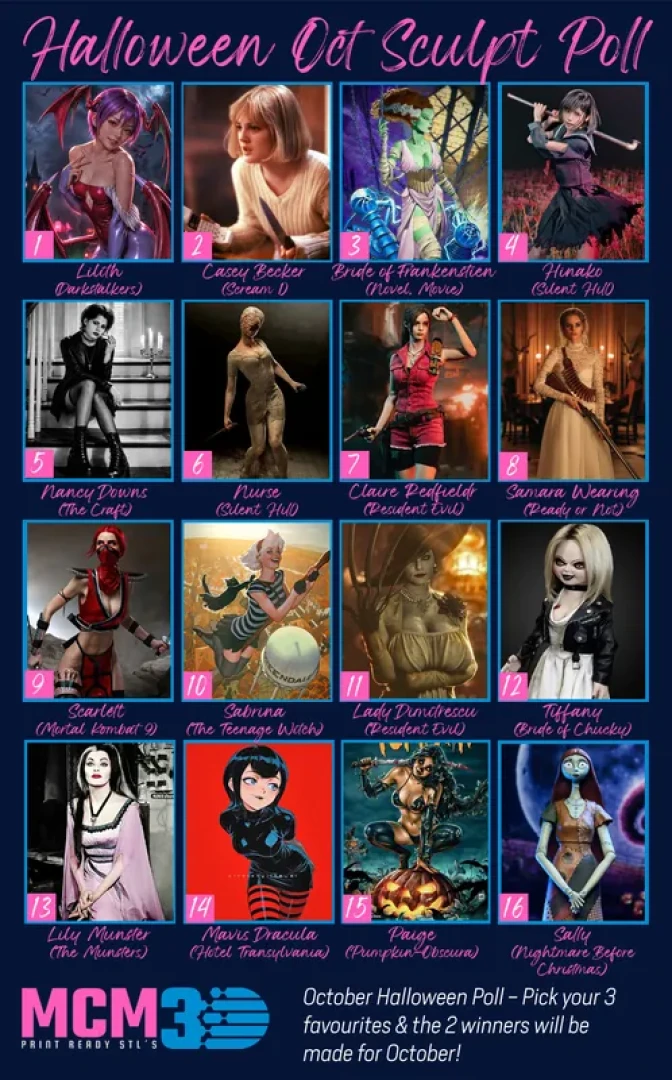 MCM3D - Halloween Will be HUGE - VOTE NOW!