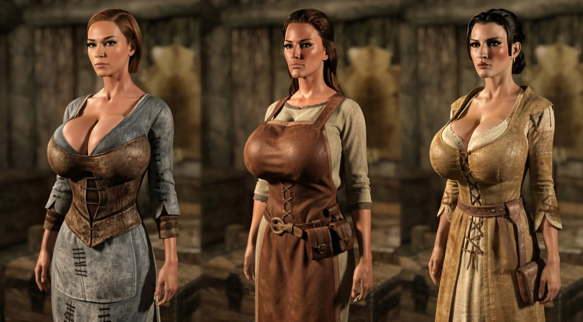 serge3dx - Skyrim characters concept