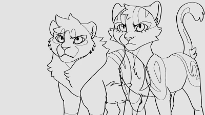 Jasper Gleam - Sols Exile Scene 4 lineart Wip 7
