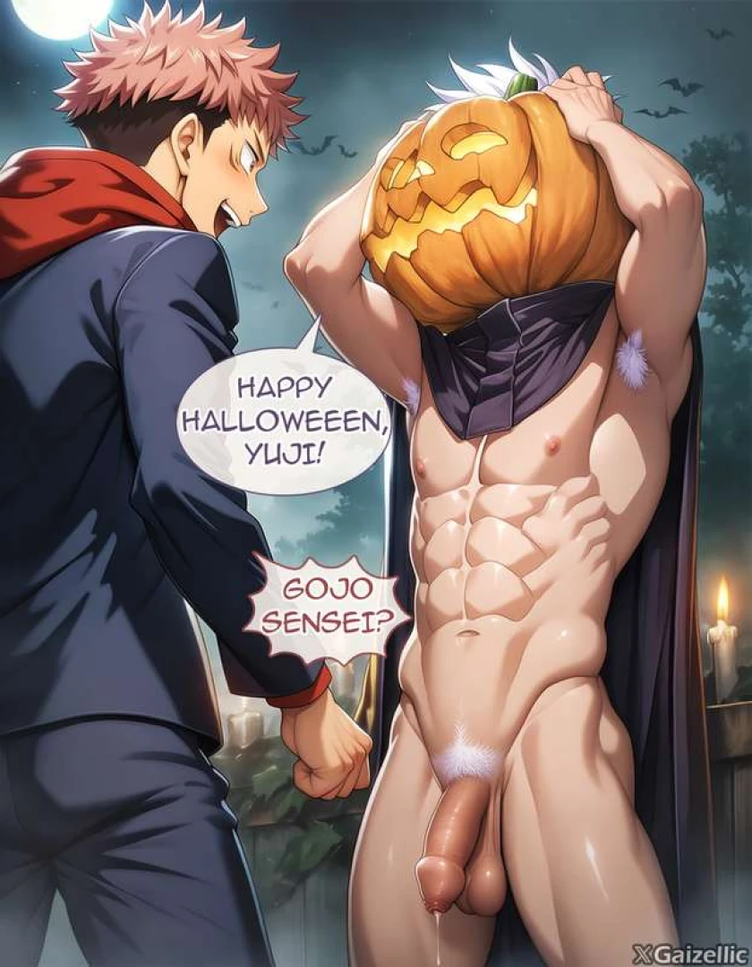 Gaizellic - (Shorts) At Yuji’s Halloween Bash, the tricks are hot and the treats are creamy! - Yuji Itadori, Satoru Gojo