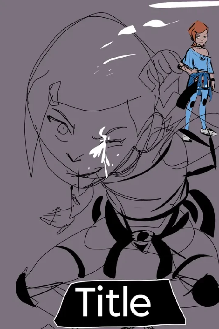 Sunnie - Gwen comic. Part 2. Cover. Outline 