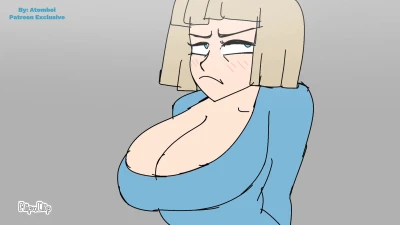 Atomboi's Art - FULL OFFICE LADY ANIMATION!