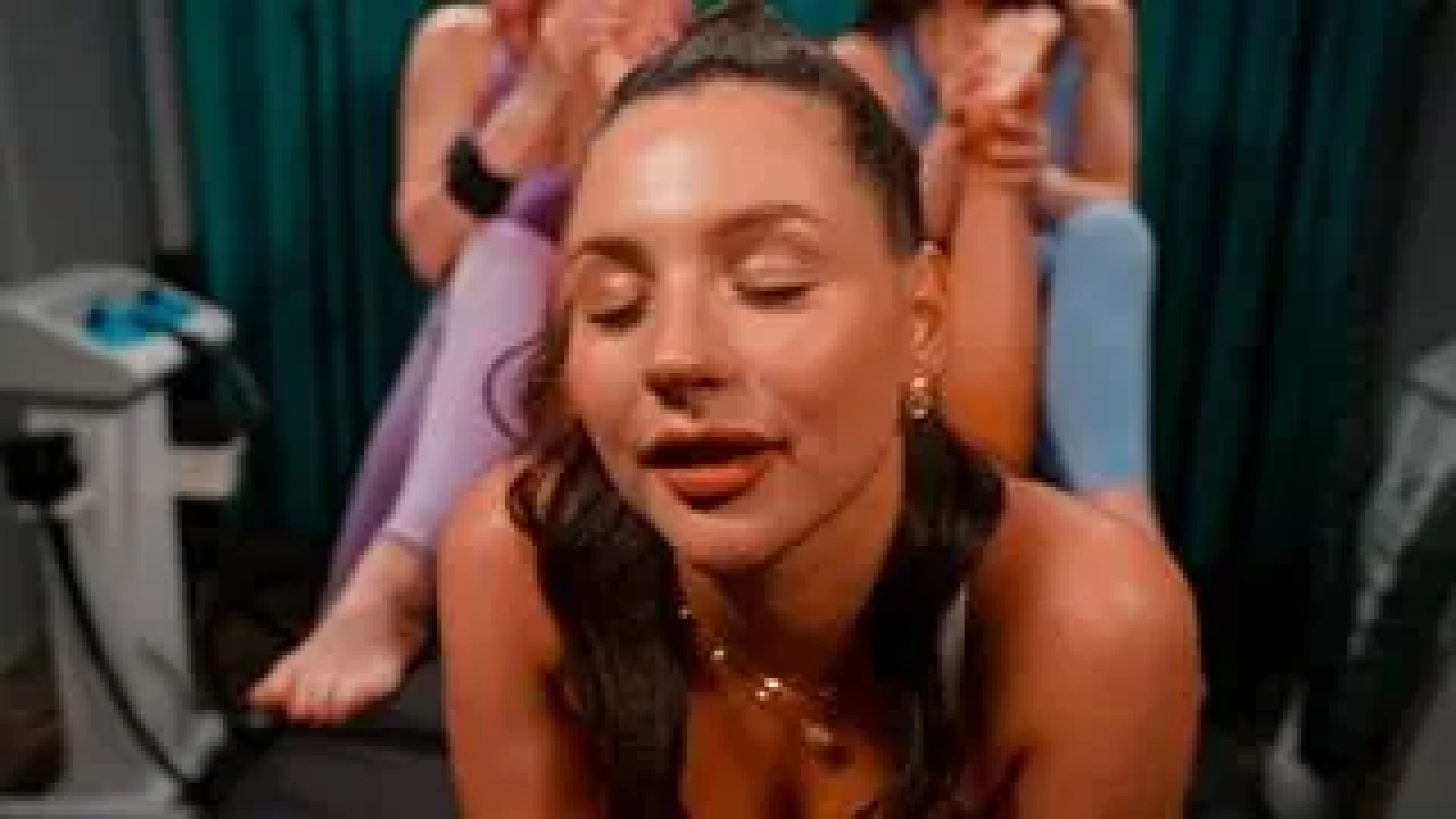 ASMR MASSAGE QUEENS - FREE VIDEO  SENSUAL FOAM FOOT MASSAGE BY TANA AND ANYA FOR ANNA 