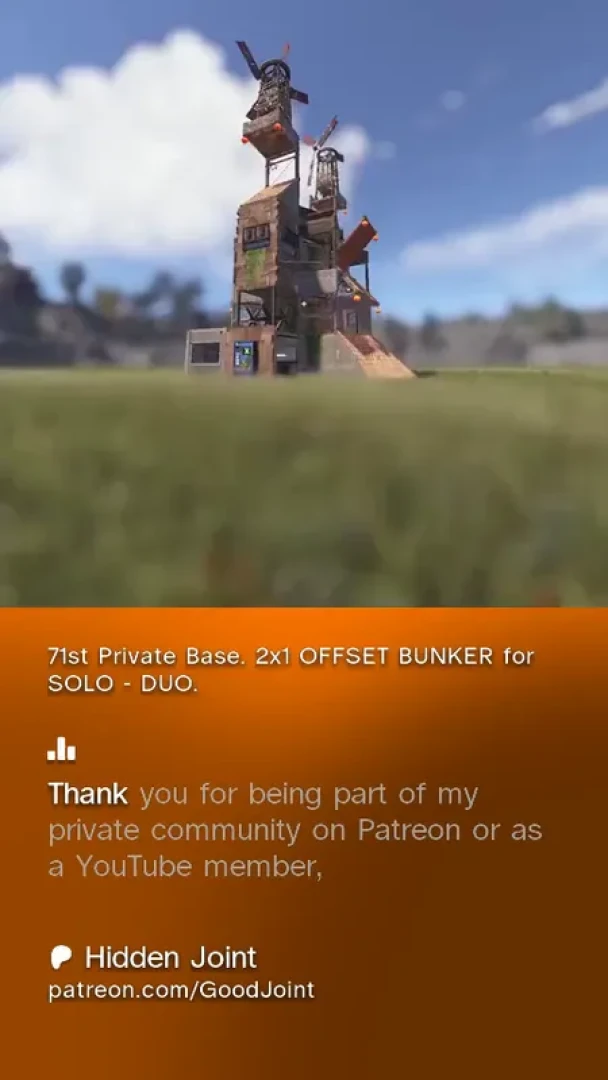Hidden Joint - 71st Private Base. 2x1 OFFSET BUNKER for SOLO - DUO. — page 1