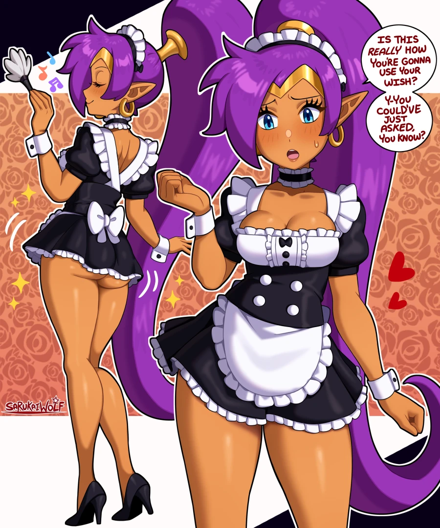 SarukaiWolf - Maid Shantae — page 1
