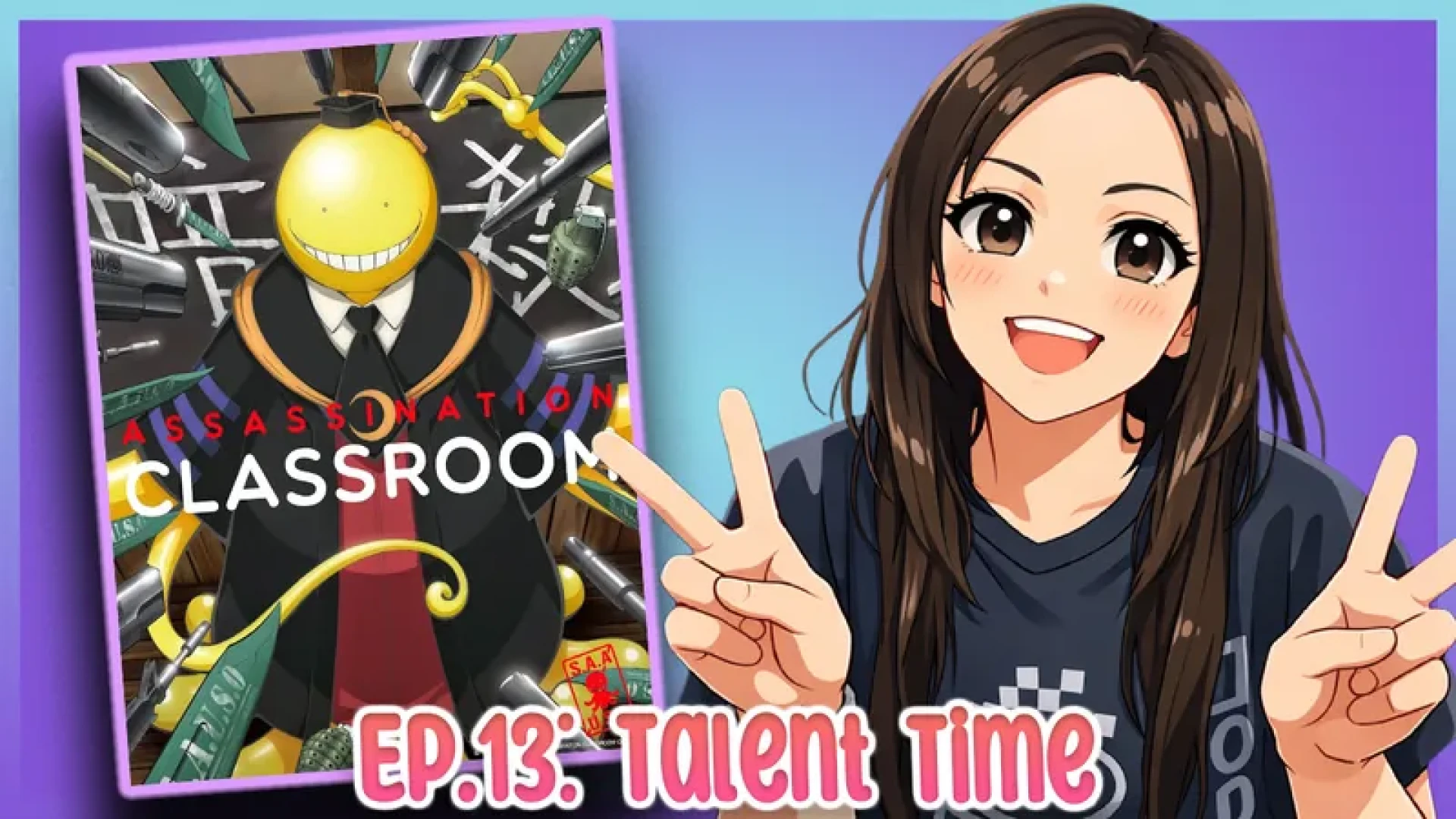 NittPicc Reacts - Assassination Classroom, S.1, Ep.13 - Talent Time
