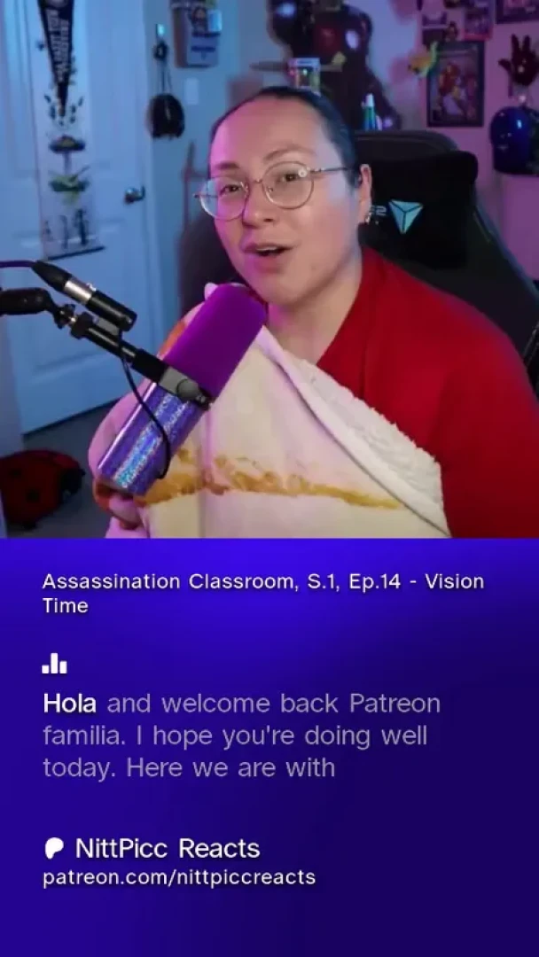 NittPicc Reacts - Assassination Classroom, S.1, Ep.14 - Vision Time — page 1