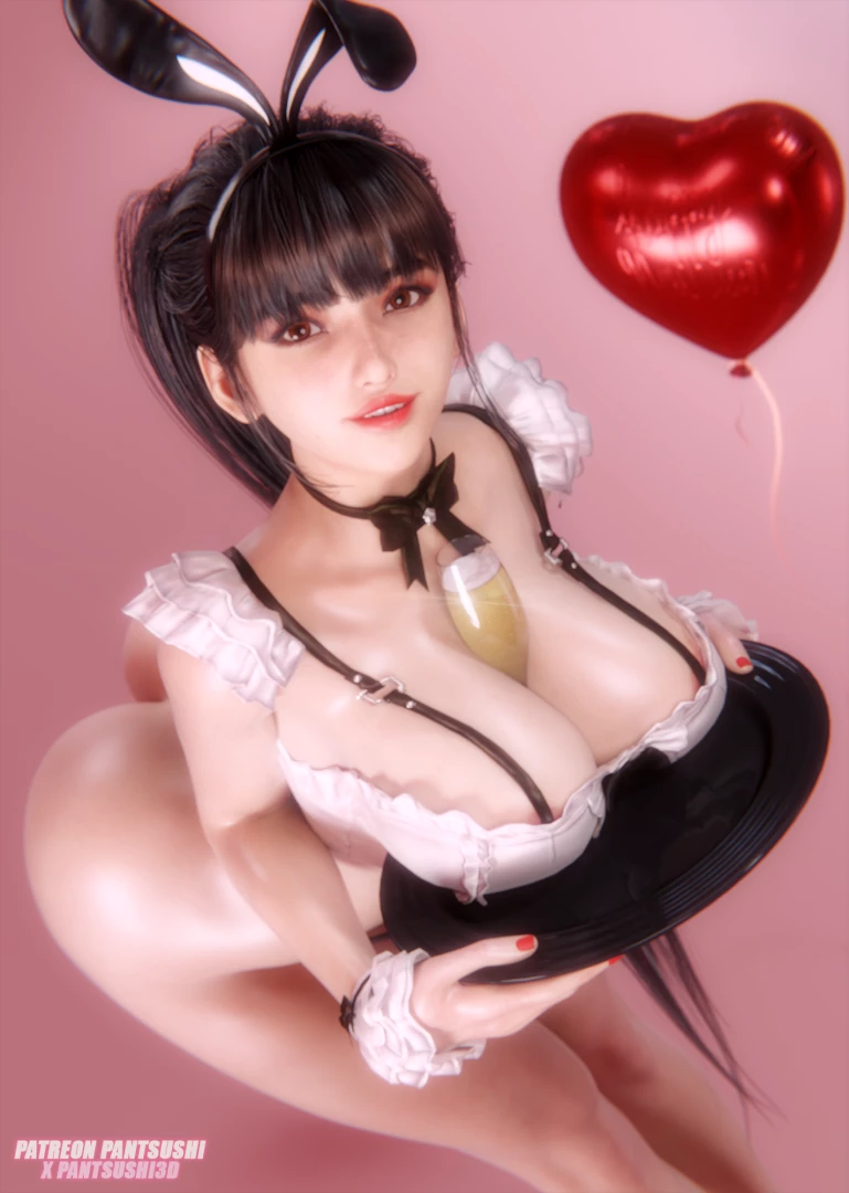 Pantsushi - New Year's Eve with bunny Eve - 1080p