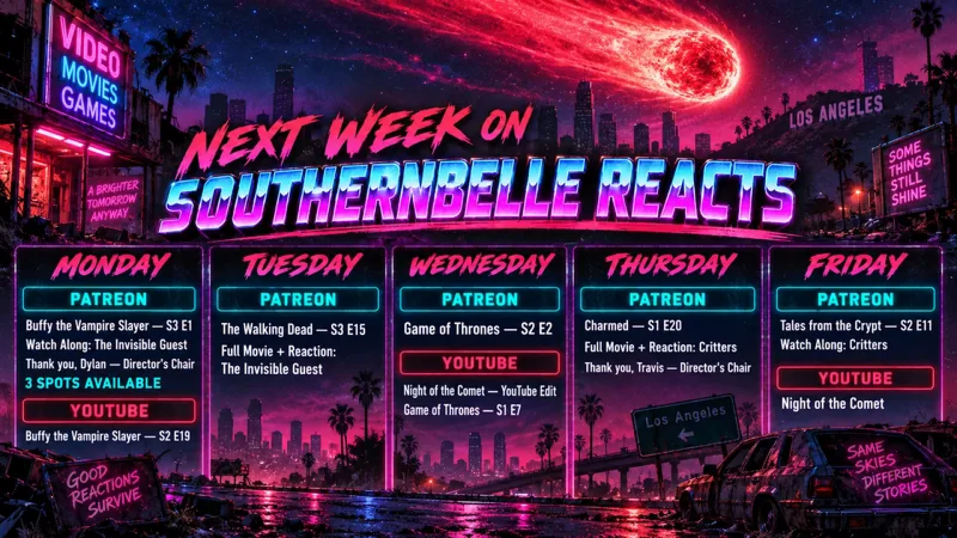 Sinister Southernbelle -  Next Week on SouthernBelle Reacts | Movies, Monsters & Mayhem!  — page 1
