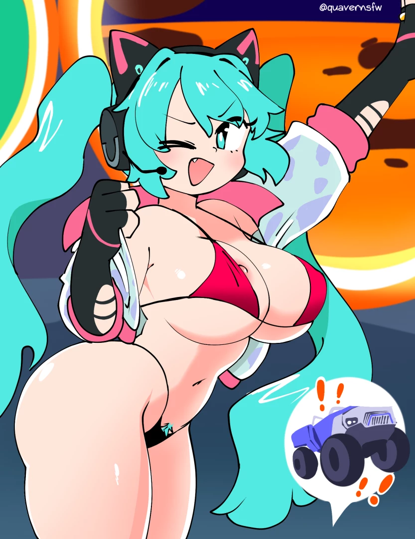 QuaverNSFW - Pov:miku choose the next world in front of you