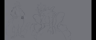Mr.White Bear - Female Deathclaw Adopt [Ember] [WIP] + {SpeedPaint}