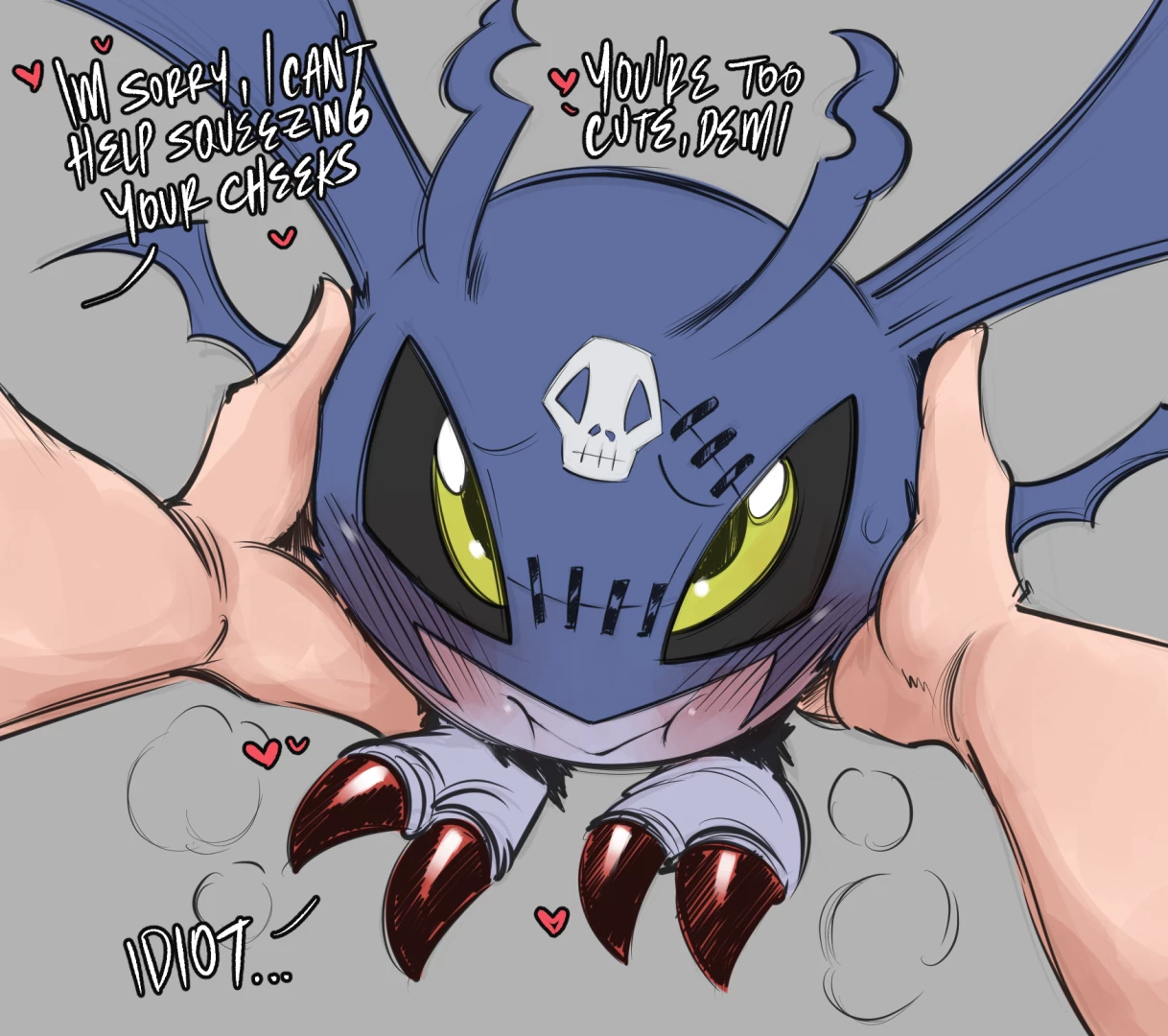 SaltyXodium - Cute to cute? (Demidevimon/Ladydevimon)