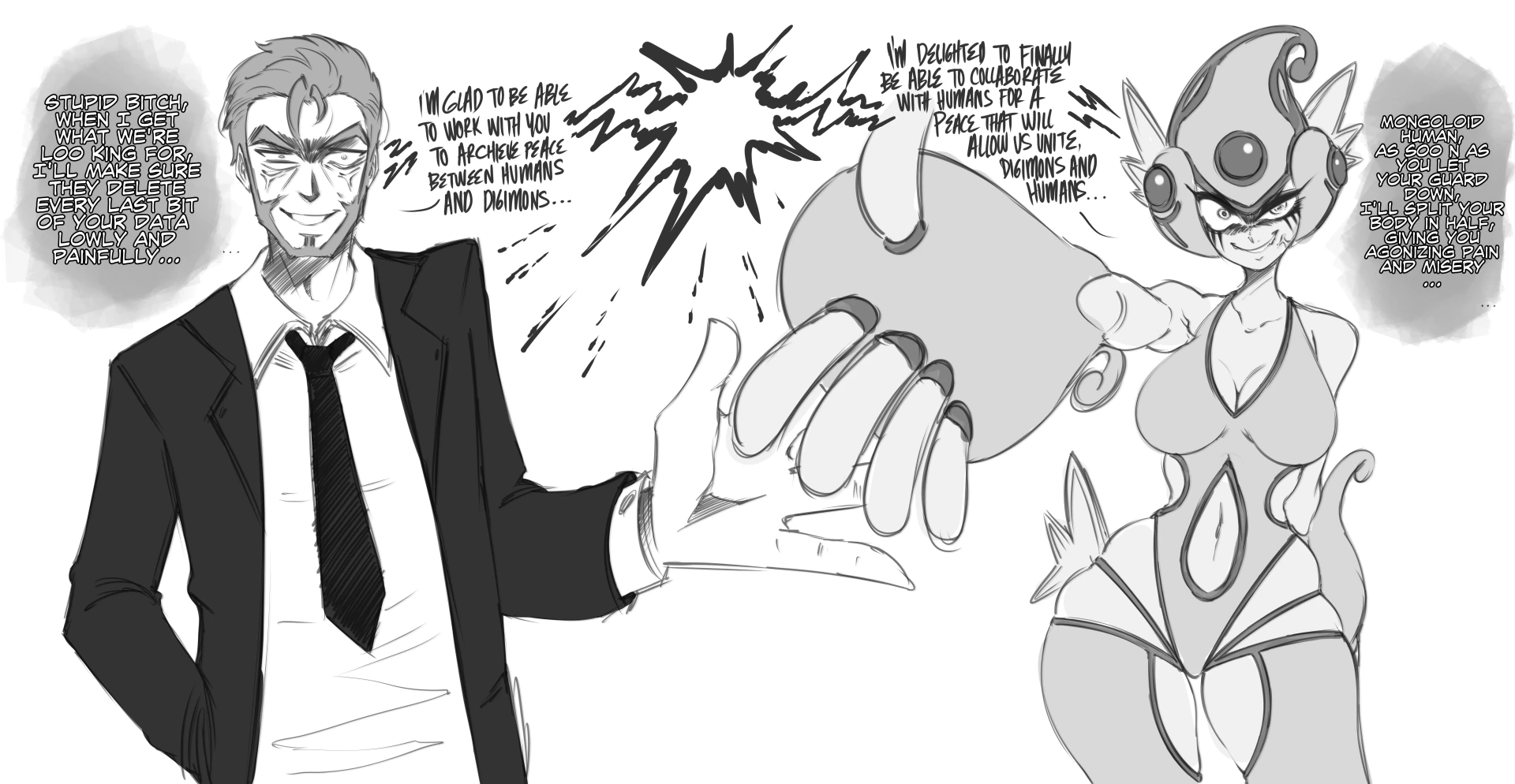 SaltyXodium - Ranamon X Kuremi And why Humans and Digimon must get along