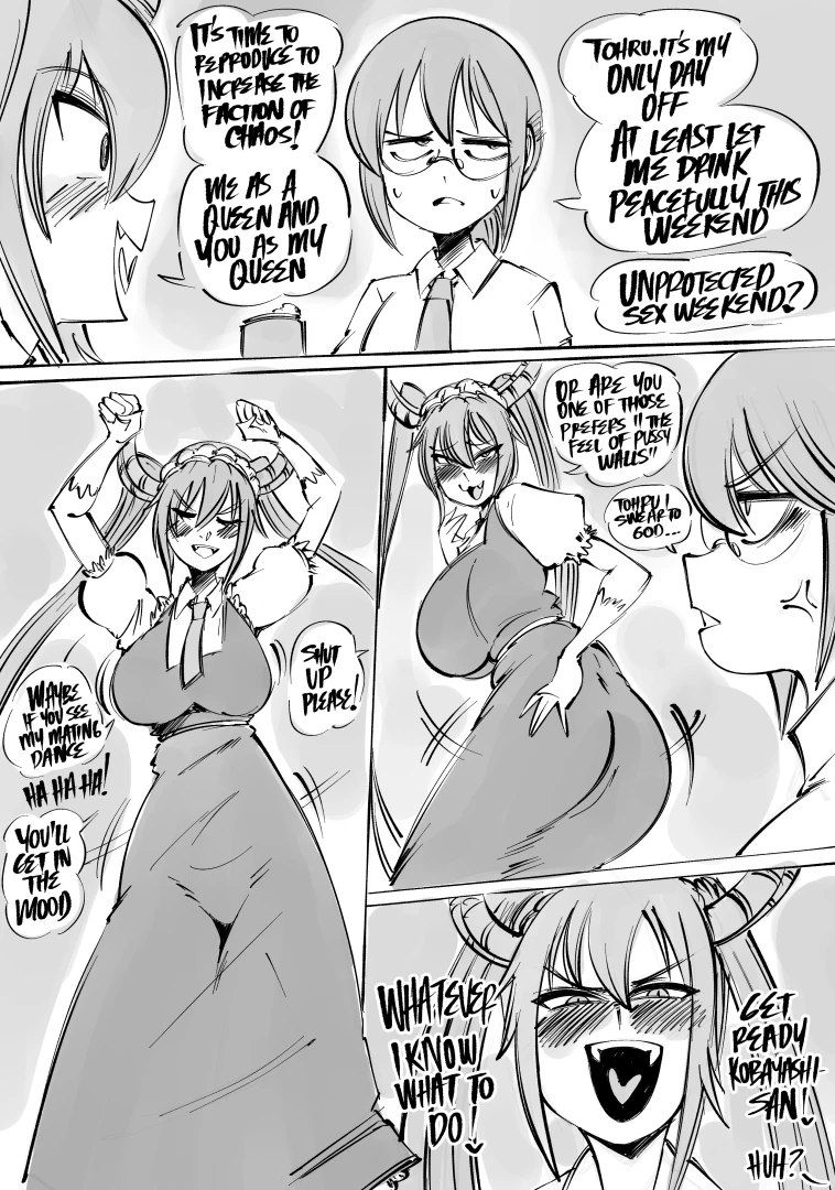 SaltyXodium - In progress Kobayashi-san COMIC (Final 18 pages)