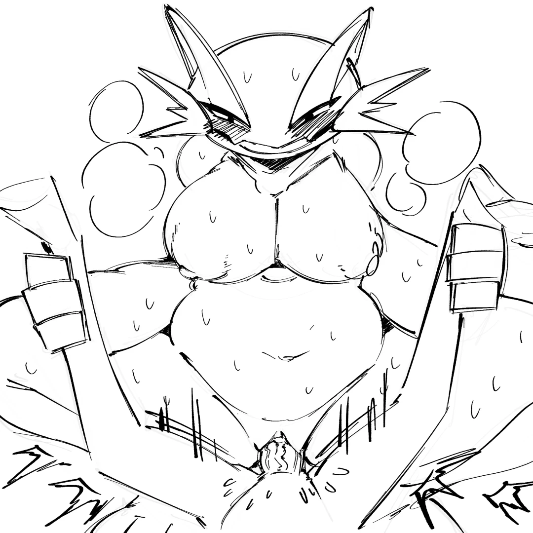 SaltyXodium - Pixiv sketch req: Swampert 