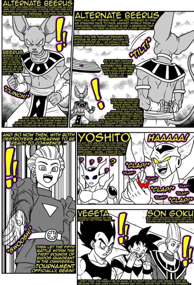 UnrealEntGaming - PATREON EXCLUSIVE! Beerus (Timeline U-222) Addresses The Present Beerus In An Unexpectedly Shocking Way! (The Legacy Of The Omniverse Story Chapter 55) (SSGSS+ Tiers)