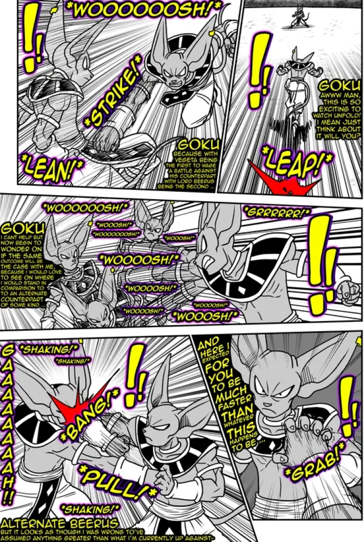 UnrealEntGaming - PATREON EXCLUSIVE! Current Beerus Attempts To Attack The Alternate Beerus As He Counters Each Of His Attacks During The Beginning Of Their Battle! (The Legacy Of The Omniverse Story Chapter 55) (SSGSS+ Tiers)