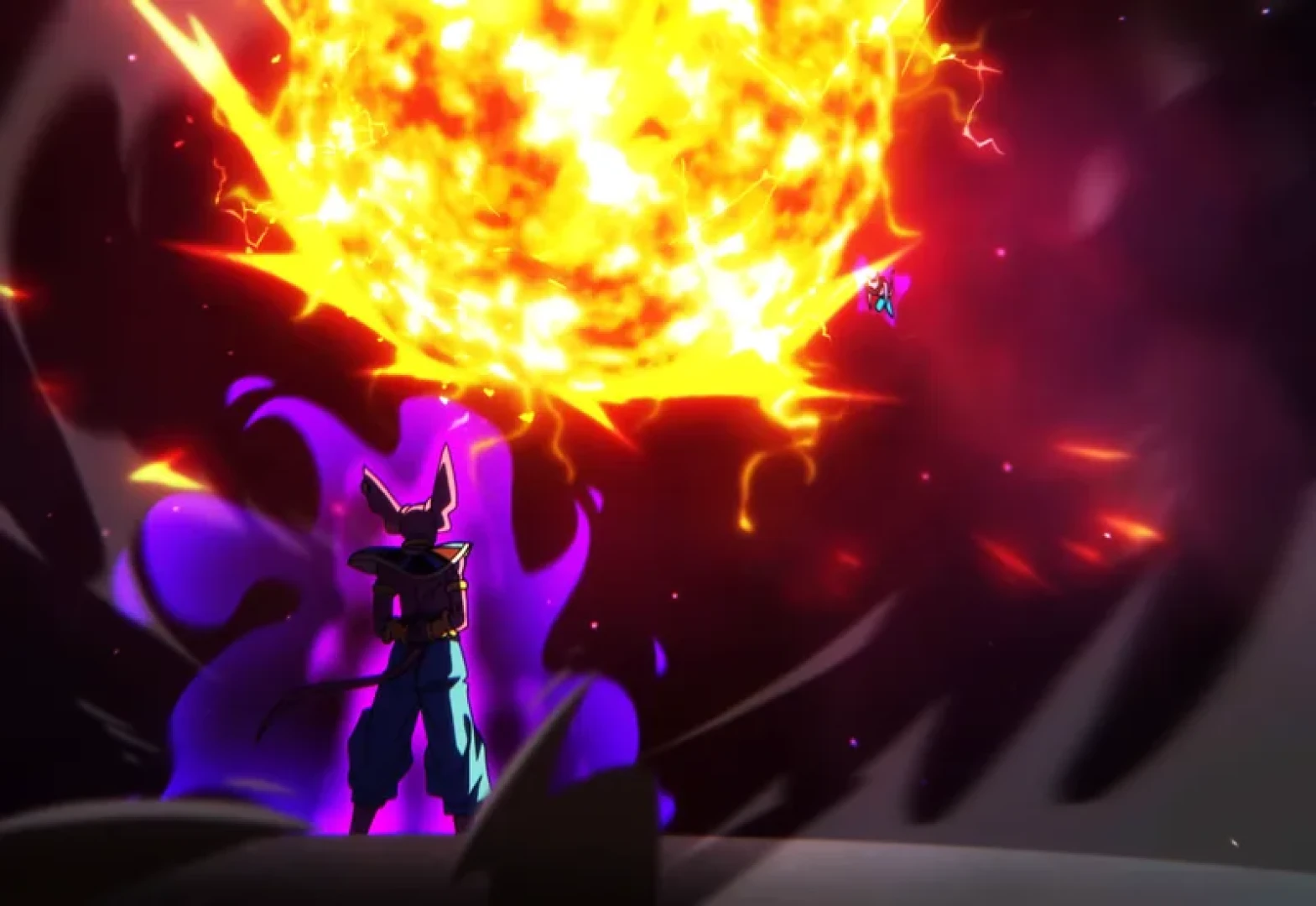 UnrealEntGaming - PATREON EXCLUSIVE! Present Beerus Fires Down His Sphere Of Destruction Attack On The Alternate Beerus! (Ultra Instinct+ Tier)