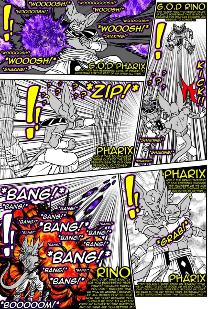 UnrealEntGaming - PATREON EXCLUSIVE! God Of Destruction Pharix Proposes An Idea To Rino After Witnessing Ultra Beerus! (The Legacy Of The Omniverse Story Chapter 56) (SSGSS+ Tiers)