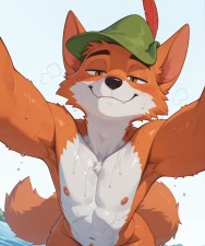 WeirdestRacoonAI - Robin Hood (feral sausage/armpit/mouth/paws) - Weird set!