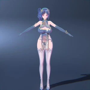 李十七夜 - 圣路易斯_青鸾织梦 模型配布/4K 60帧视频 USS St. Louis_Azure Phoenix Dreamweave model DL/4K 60fps video【碧蓝航线 Azur Lane】