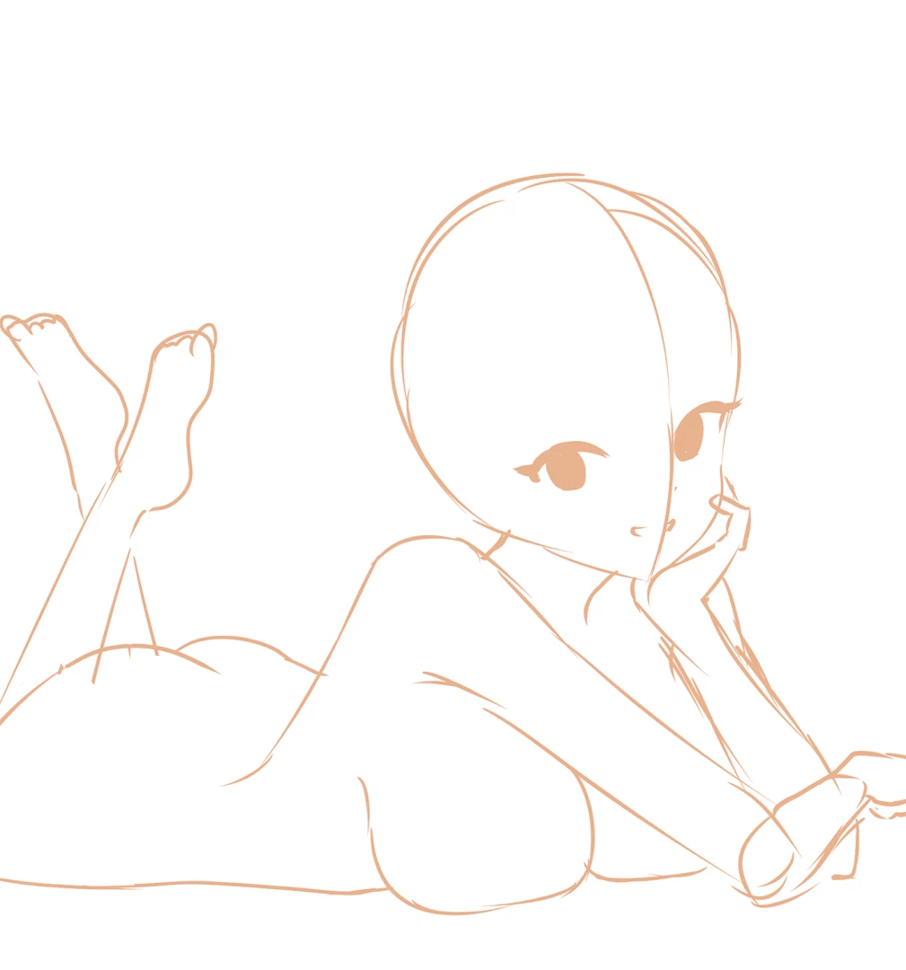Deyui - Swimsuit Stella Sora Sketches Original Ecchi Versions part 2